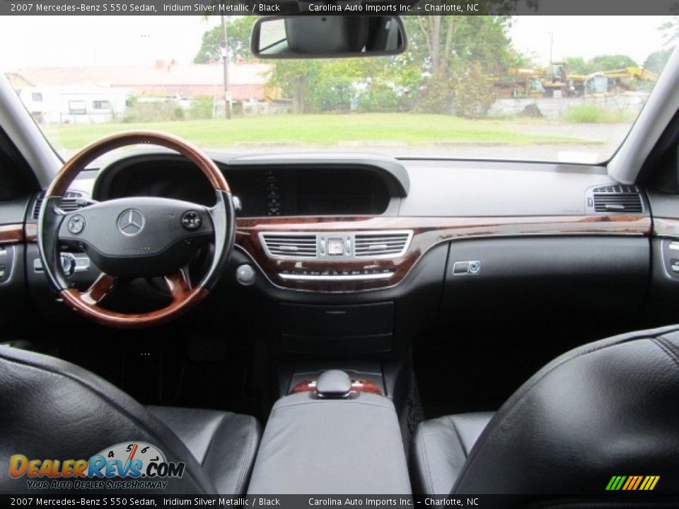 2007 Mercedes-Benz S 550 Sedan Iridium Silver Metallic / Black Photo #13