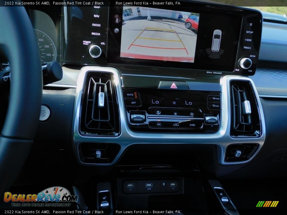 2022 Kia Sorento SX AWD Passion Red Tint Coat / Black Photo #18