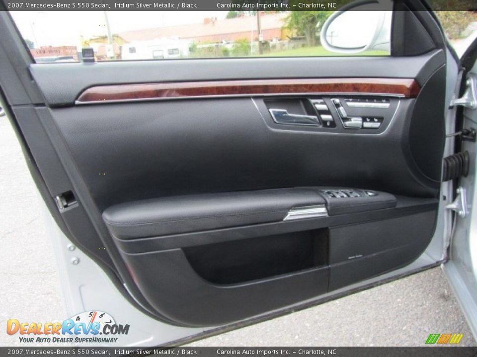 2007 Mercedes-Benz S 550 Sedan Iridium Silver Metallic / Black Photo #17