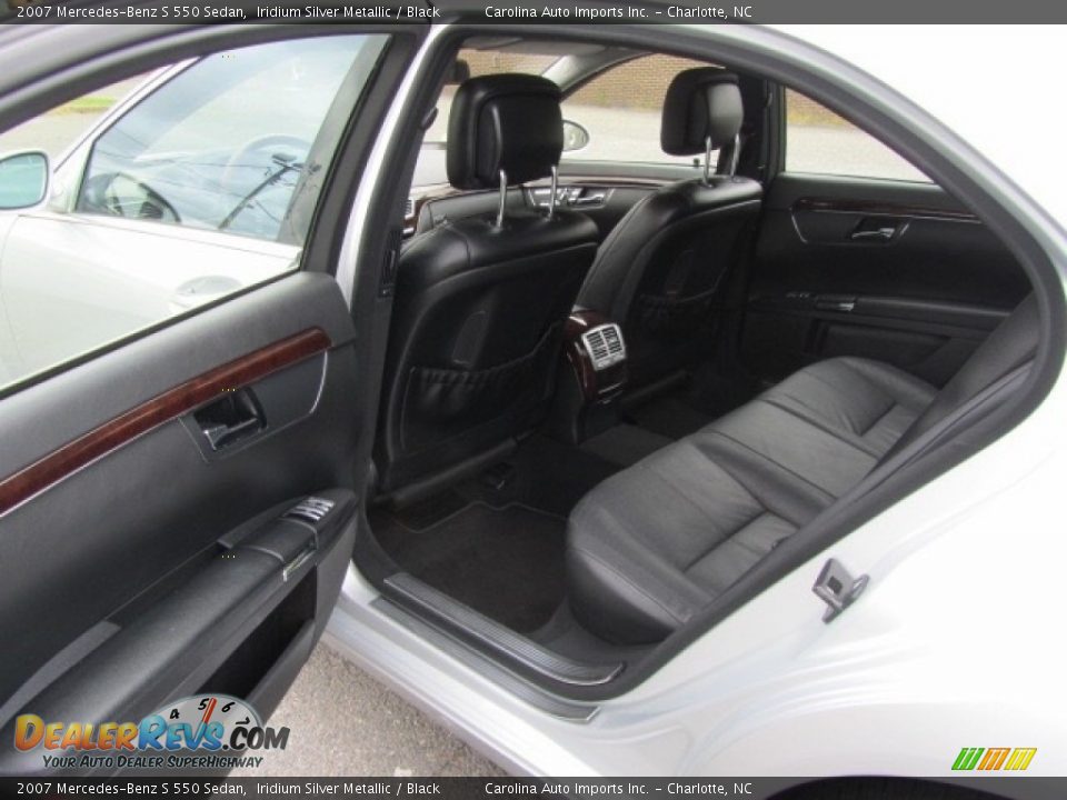 2007 Mercedes-Benz S 550 Sedan Iridium Silver Metallic / Black Photo #19