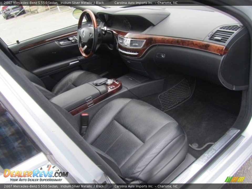 2007 Mercedes-Benz S 550 Sedan Iridium Silver Metallic / Black Photo #21