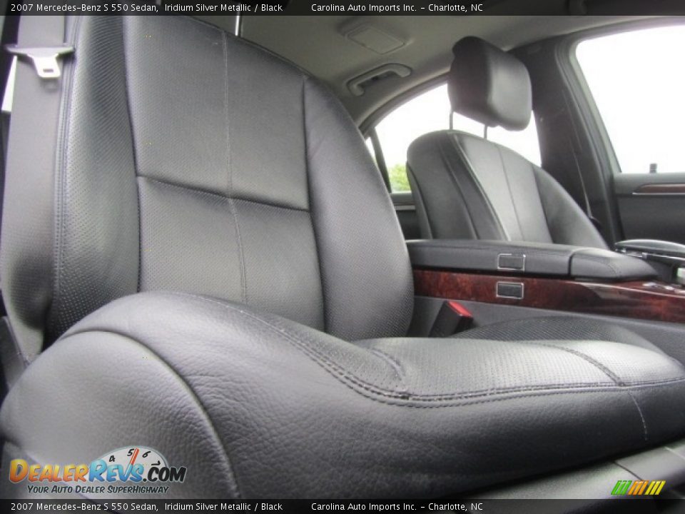 2007 Mercedes-Benz S 550 Sedan Iridium Silver Metallic / Black Photo #22