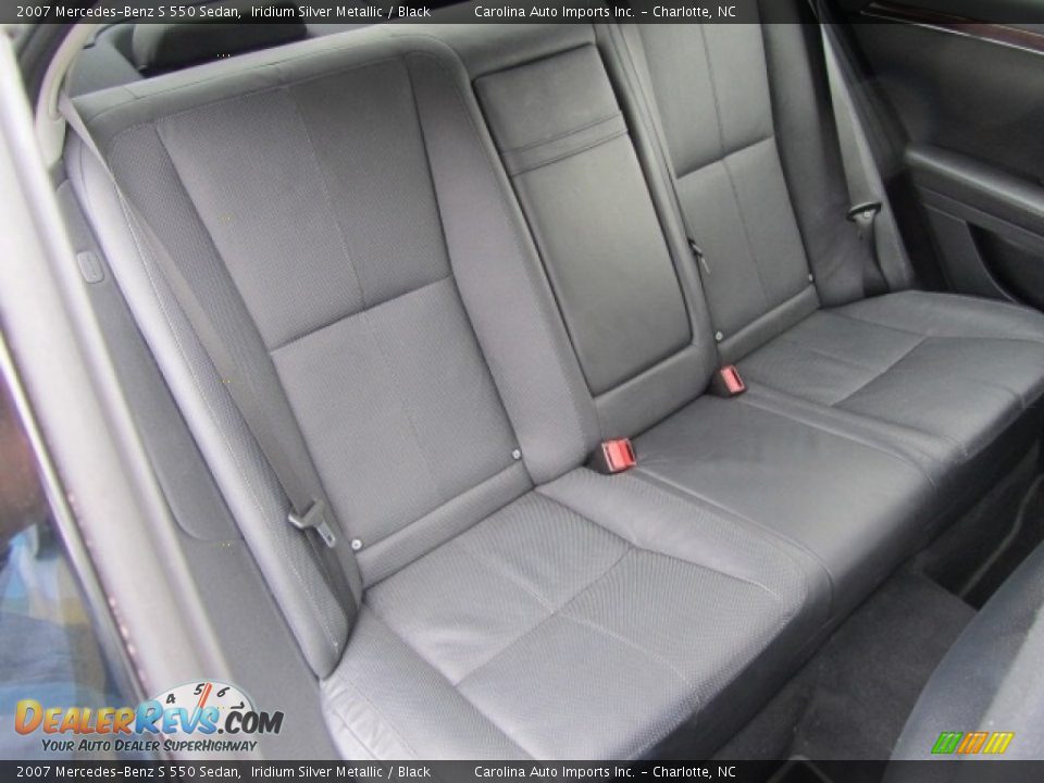 2007 Mercedes-Benz S 550 Sedan Iridium Silver Metallic / Black Photo #24