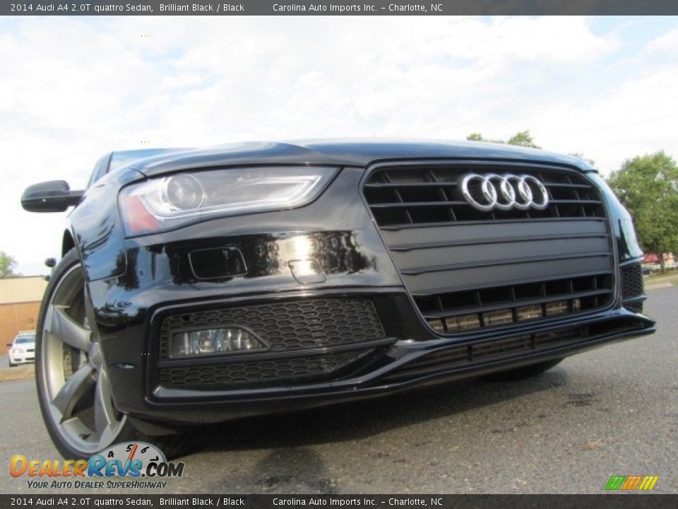 2014 Audi A4 2.0T quattro Sedan Brilliant Black / Black Photo #2