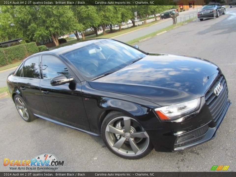 2014 Audi A4 2.0T quattro Sedan Brilliant Black / Black Photo #3