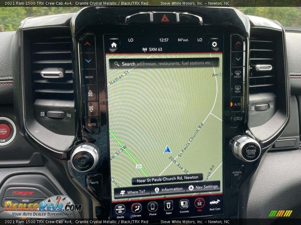 Navigation of 2021 Ram 1500 TRX Crew Cab 4x4 Photo #29