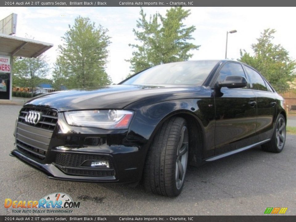 2014 Audi A4 2.0T quattro Sedan Brilliant Black / Black Photo #6