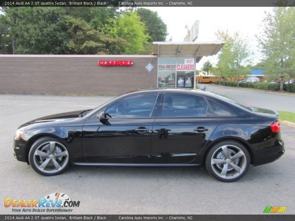 2014 Audi A4 2.0T quattro Sedan Brilliant Black / Black Photo #7