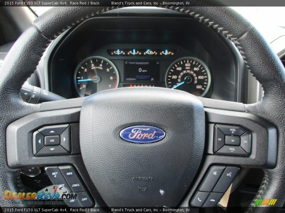 2015 Ford F150 XLT SuperCab 4x4 Race Red / Black Photo #14