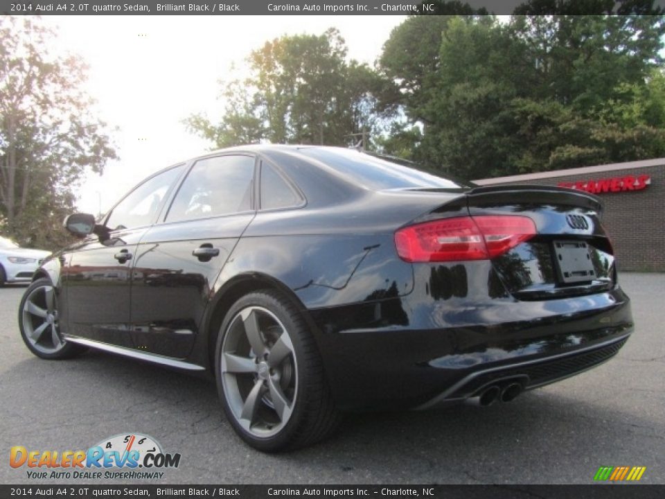 2014 Audi A4 2.0T quattro Sedan Brilliant Black / Black Photo #8