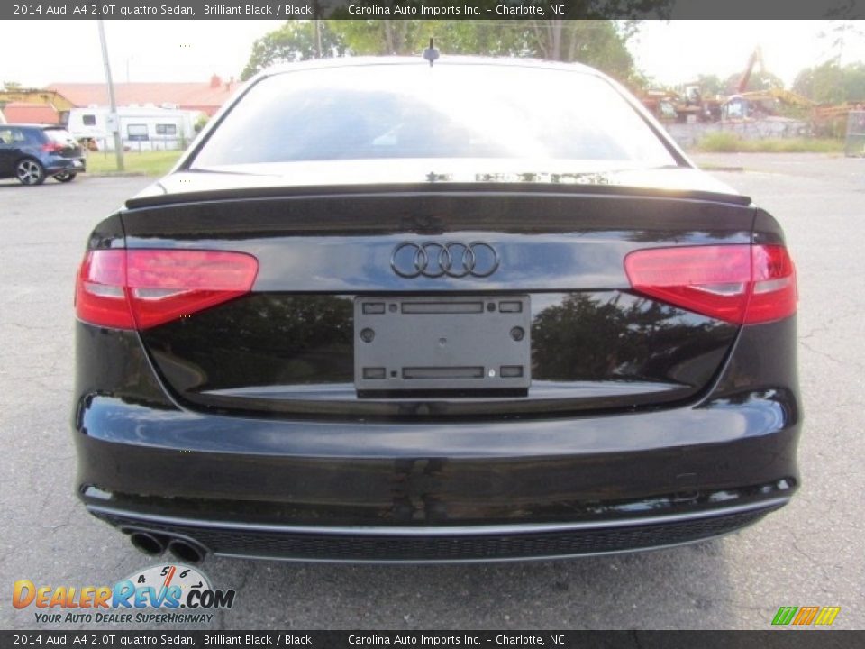 2014 Audi A4 2.0T quattro Sedan Brilliant Black / Black Photo #9