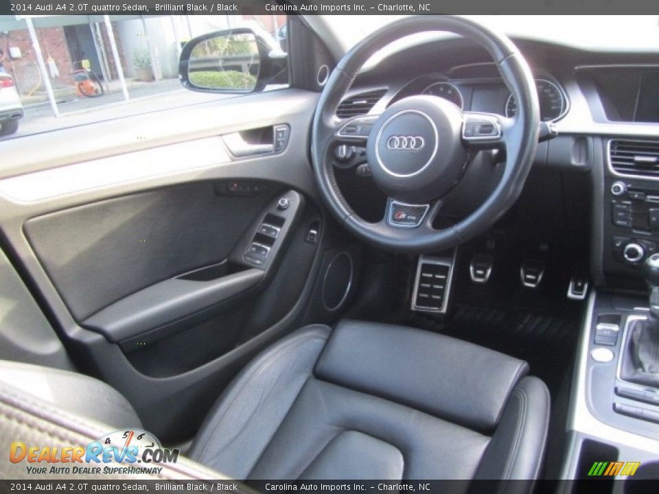 2014 Audi A4 2.0T quattro Sedan Brilliant Black / Black Photo #12