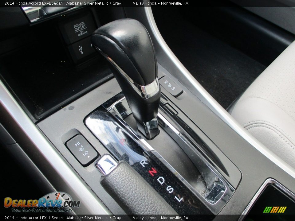 2014 Honda Accord EX-L Sedan Alabaster Silver Metallic / Gray Photo #18