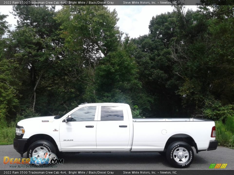 Bright White 2022 Ram 3500 Tradesman Crew Cab 4x4 Photo #1
