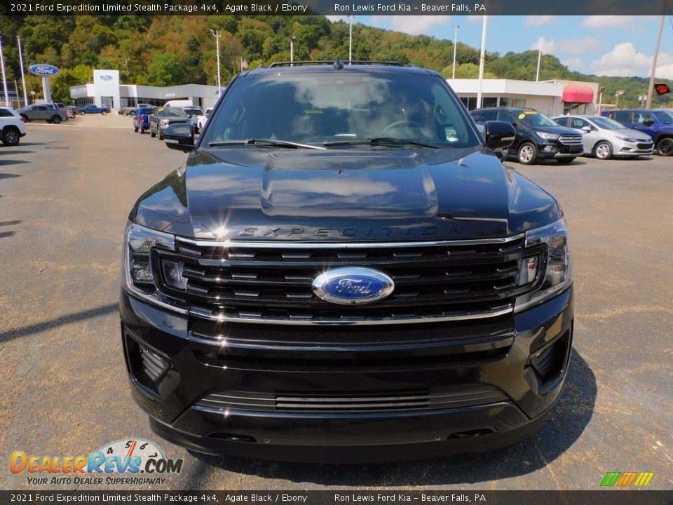 2021 Ford Expedition Limited Stealth Package 4x4 Agate Black / Ebony Photo #8