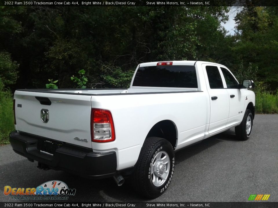 2022 Ram 3500 Tradesman Crew Cab 4x4 Bright White / Black/Diesel Gray Photo #6