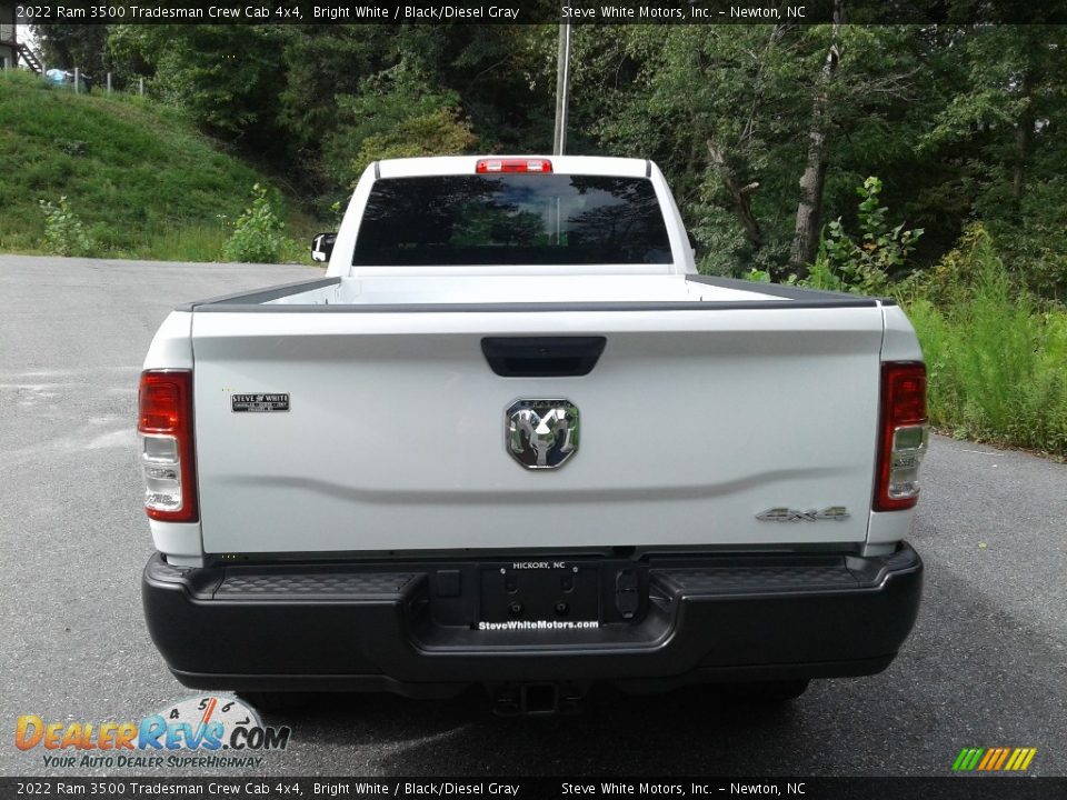 2022 Ram 3500 Tradesman Crew Cab 4x4 Bright White / Black/Diesel Gray Photo #7