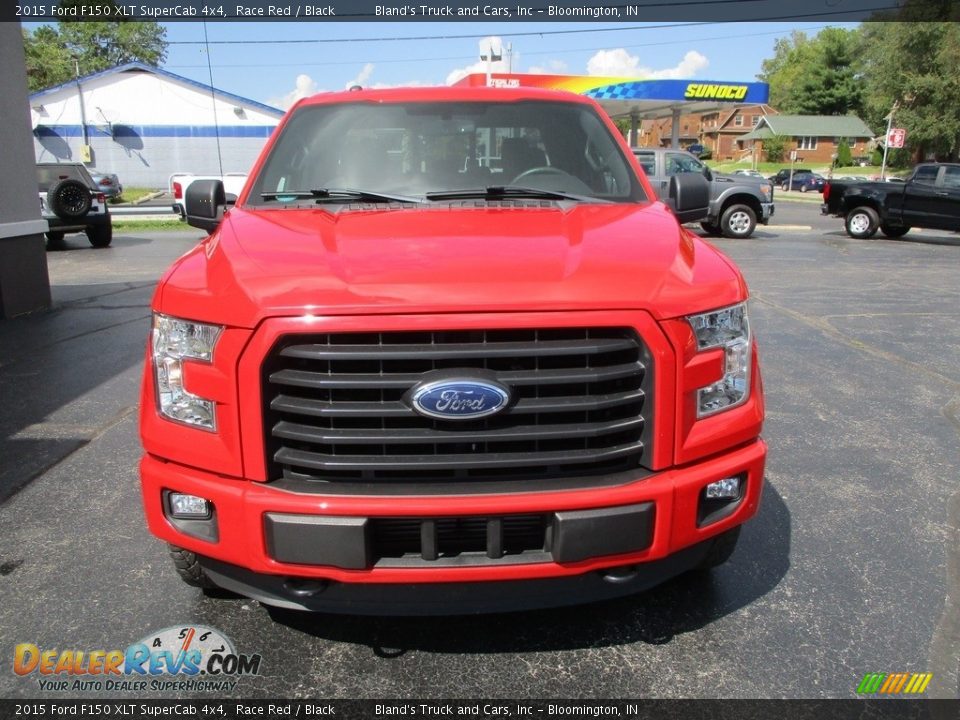 2015 Ford F150 XLT SuperCab 4x4 Race Red / Black Photo #30