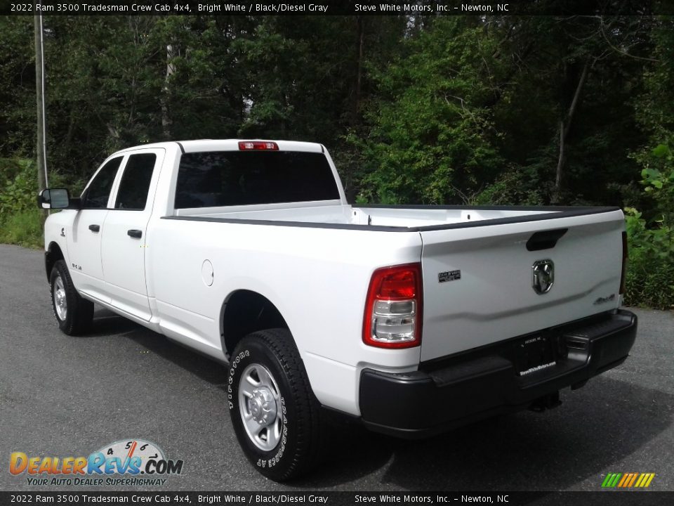 2022 Ram 3500 Tradesman Crew Cab 4x4 Bright White / Black/Diesel Gray Photo #9