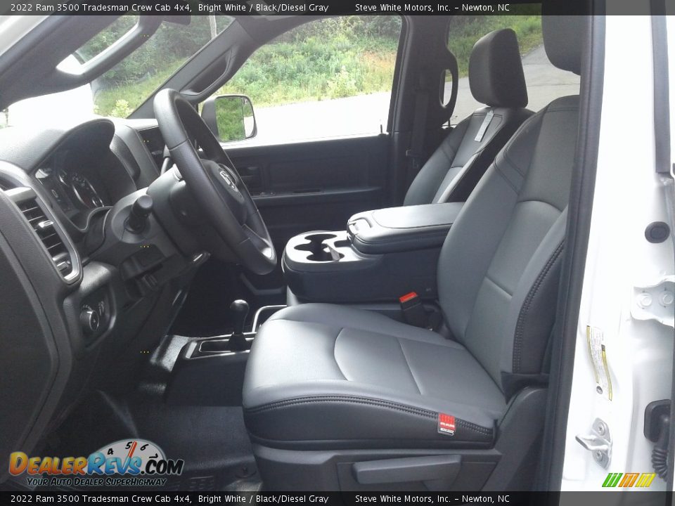 Black/Diesel Gray Interior - 2022 Ram 3500 Tradesman Crew Cab 4x4 Photo #11