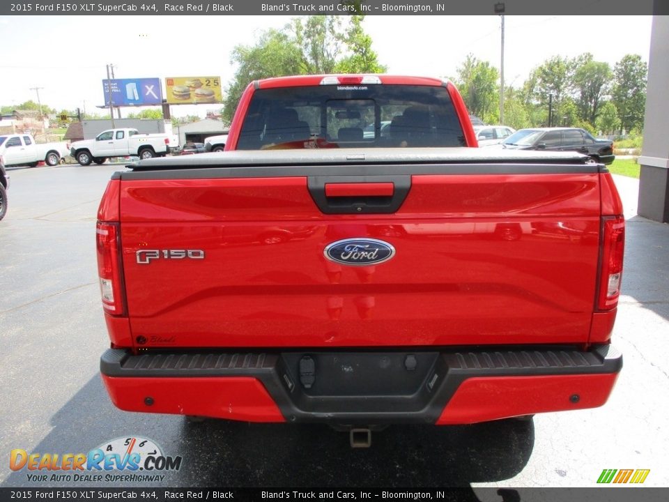 2015 Ford F150 XLT SuperCab 4x4 Race Red / Black Photo #35