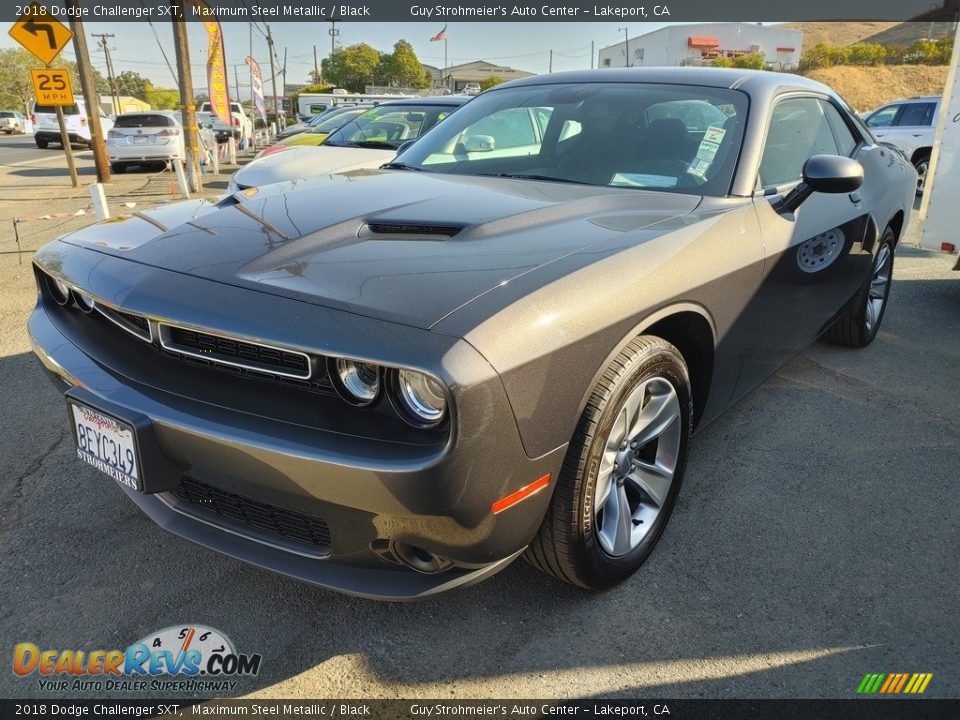 2018 Dodge Challenger SXT Maximum Steel Metallic / Black Photo #3