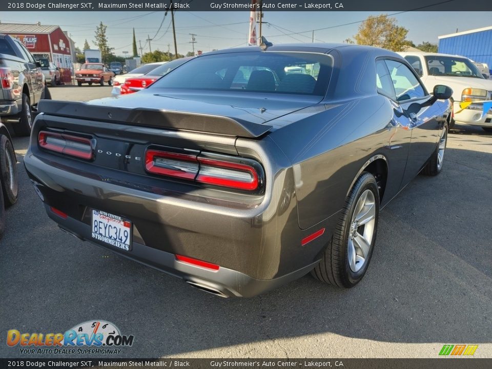 2018 Dodge Challenger SXT Maximum Steel Metallic / Black Photo #4