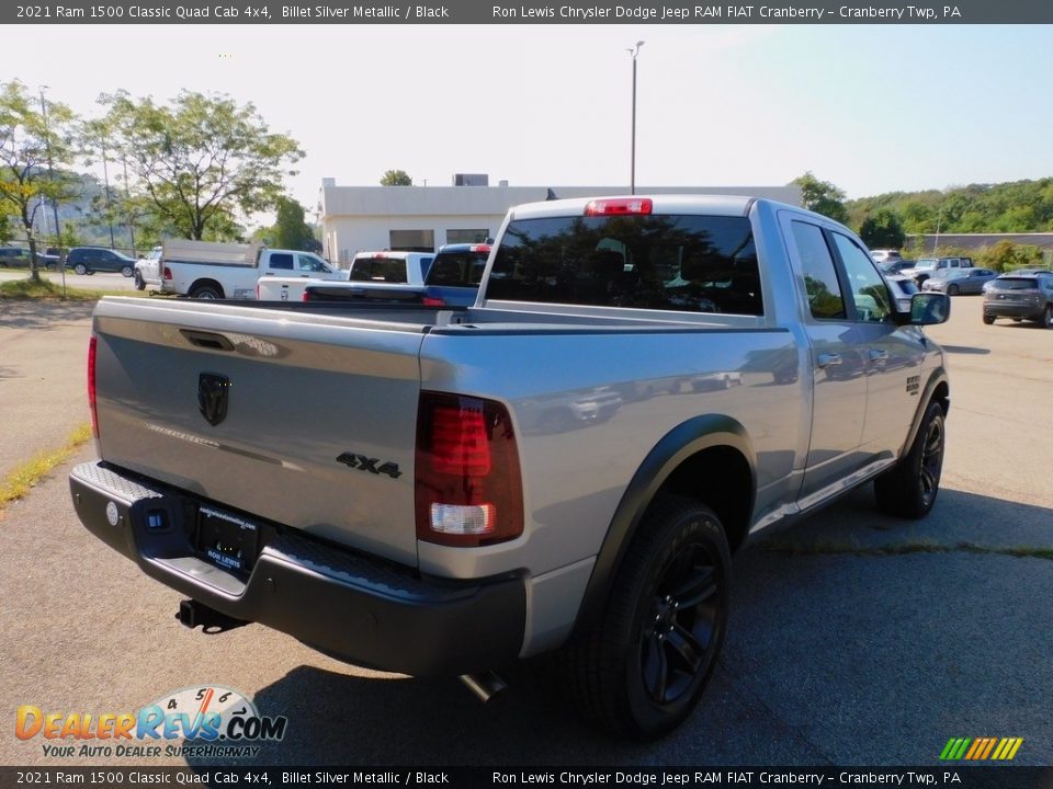 2021 Ram 1500 Classic Quad Cab 4x4 Billet Silver Metallic / Black Photo #5