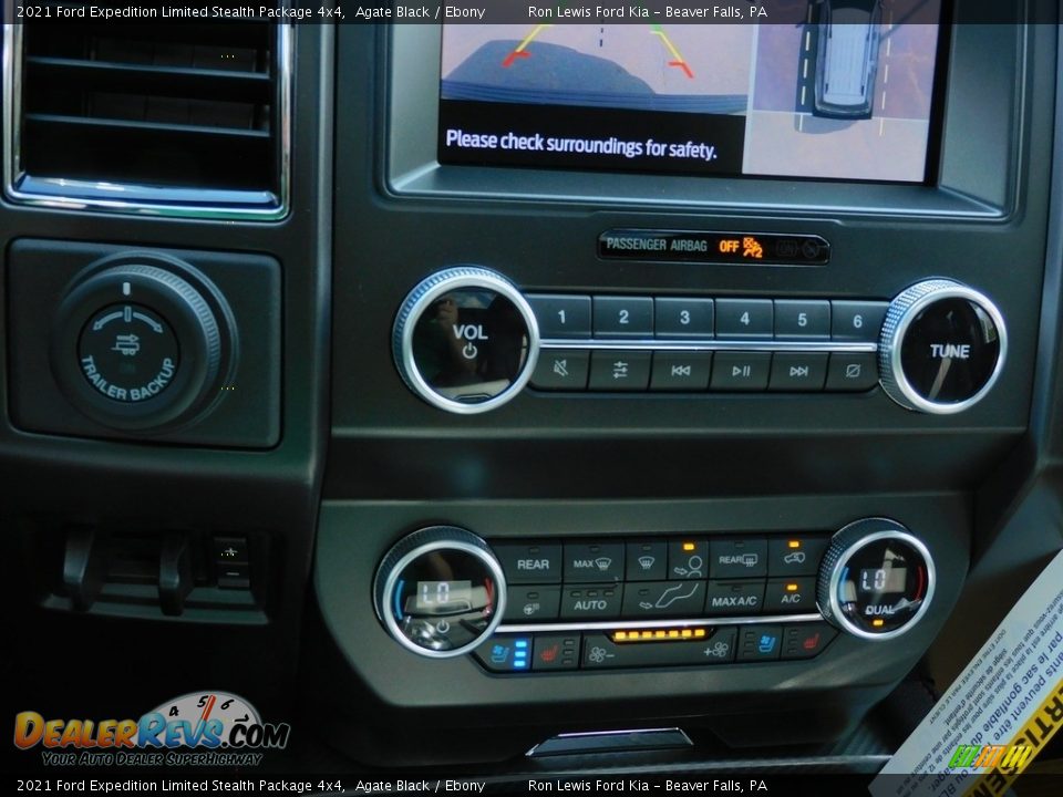2021 Ford Expedition Limited Stealth Package 4x4 Agate Black / Ebony Photo #19