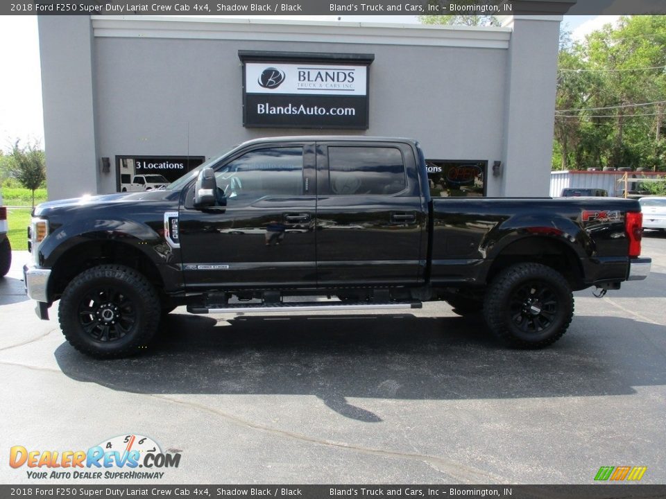 2018 Ford F250 Super Duty Lariat Crew Cab 4x4 Shadow Black / Black Photo #1