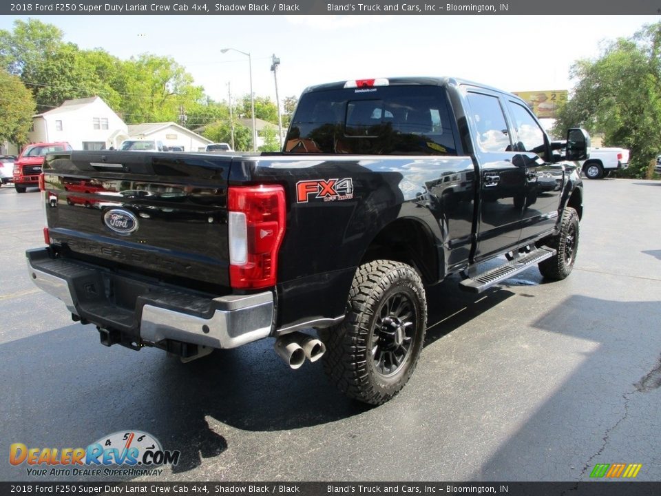 2018 Ford F250 Super Duty Lariat Crew Cab 4x4 Shadow Black / Black Photo #4