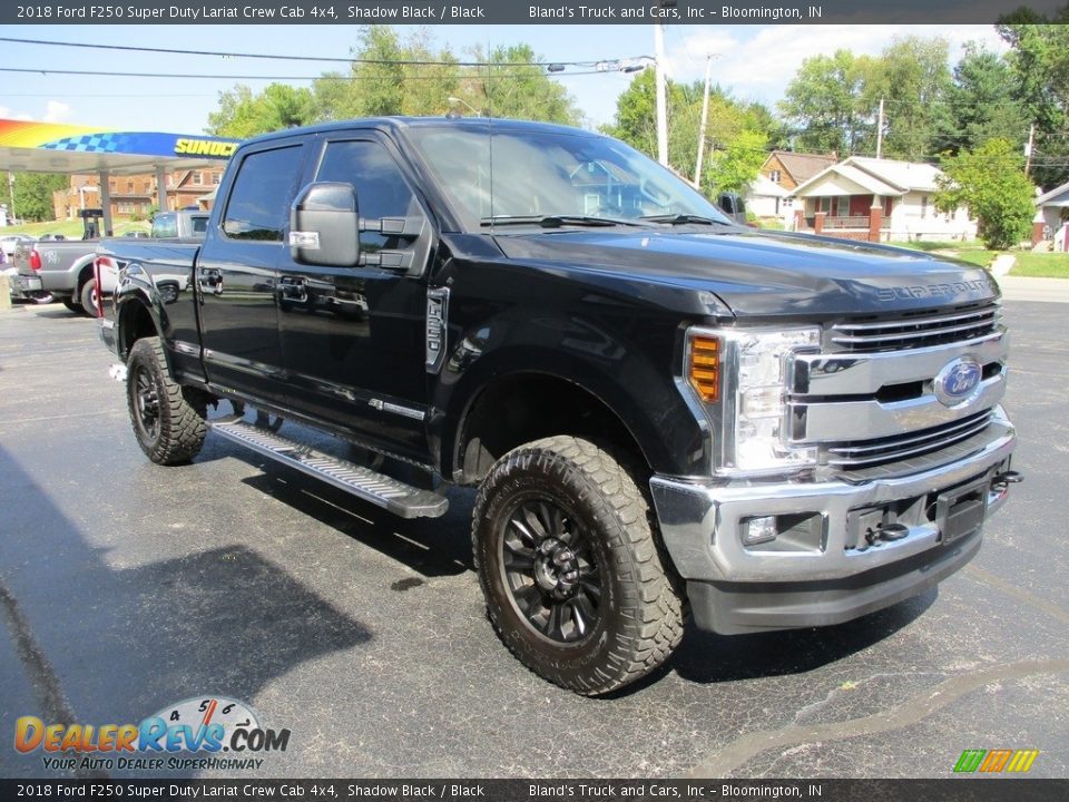 2018 Ford F250 Super Duty Lariat Crew Cab 4x4 Shadow Black / Black Photo #5