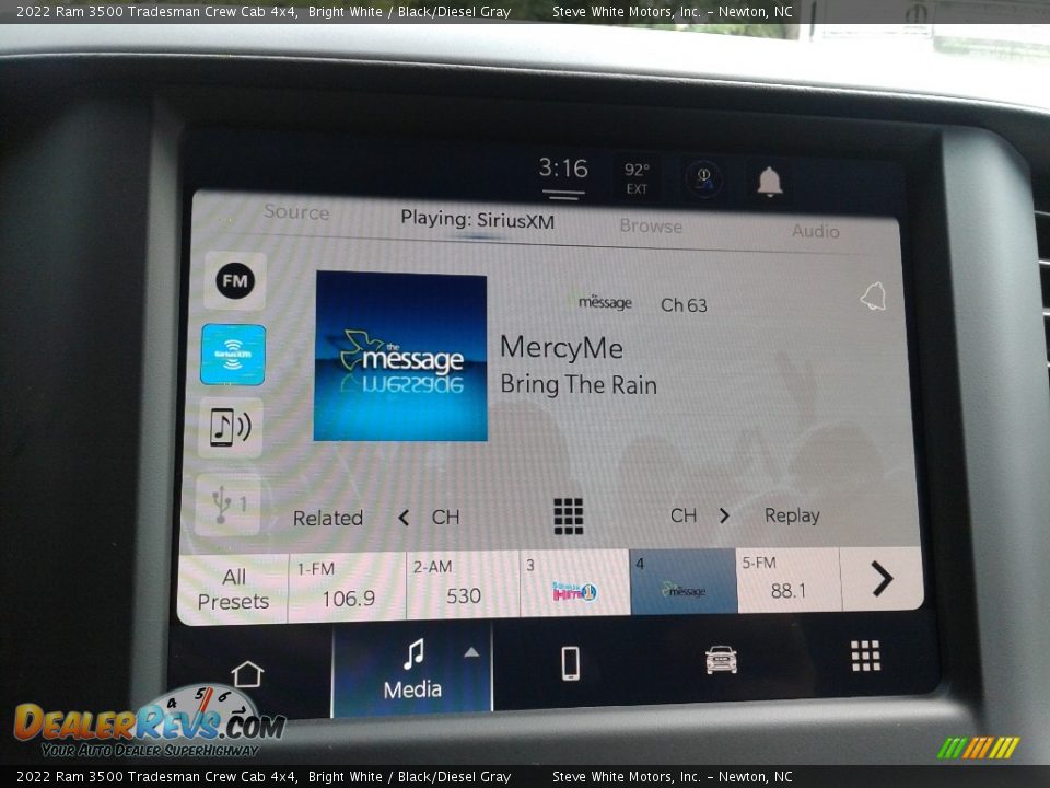 Controls of 2022 Ram 3500 Tradesman Crew Cab 4x4 Photo #22