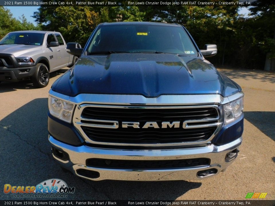 2021 Ram 1500 Big Horn Crew Cab 4x4 Patriot Blue Pearl / Black Photo #2
