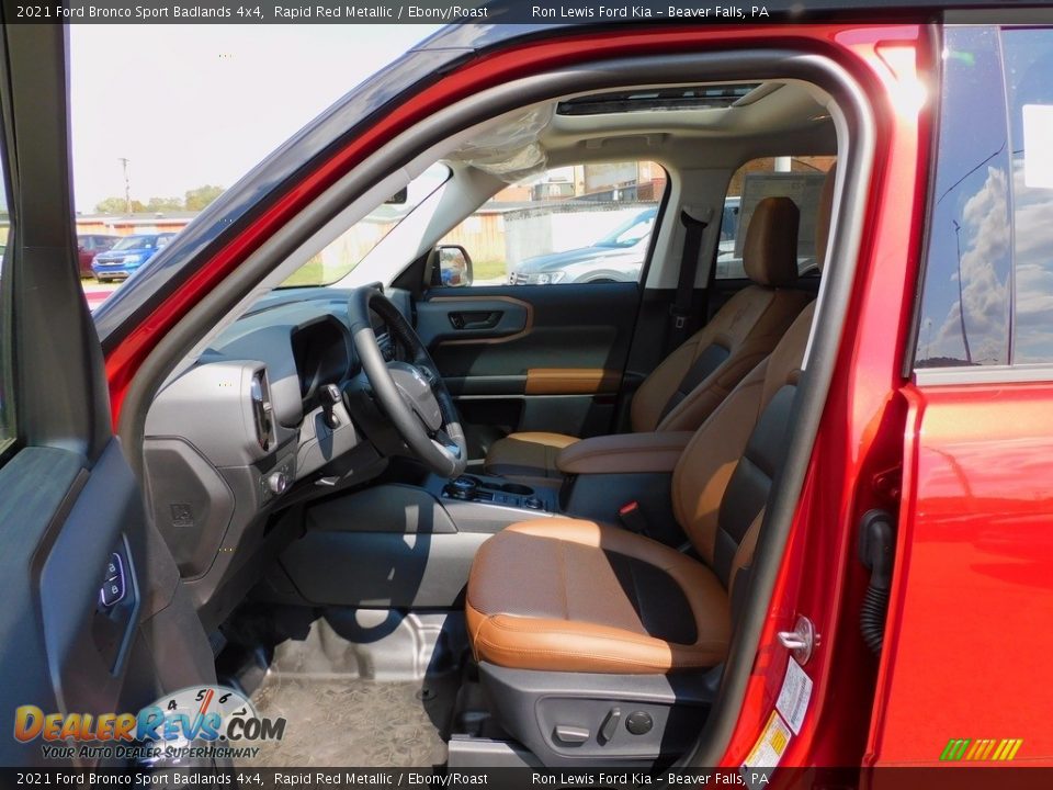 2021 Ford Bronco Sport Badlands 4x4 Rapid Red Metallic / Ebony/Roast Photo #11