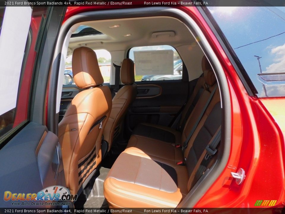 2021 Ford Bronco Sport Badlands 4x4 Rapid Red Metallic / Ebony/Roast Photo #12