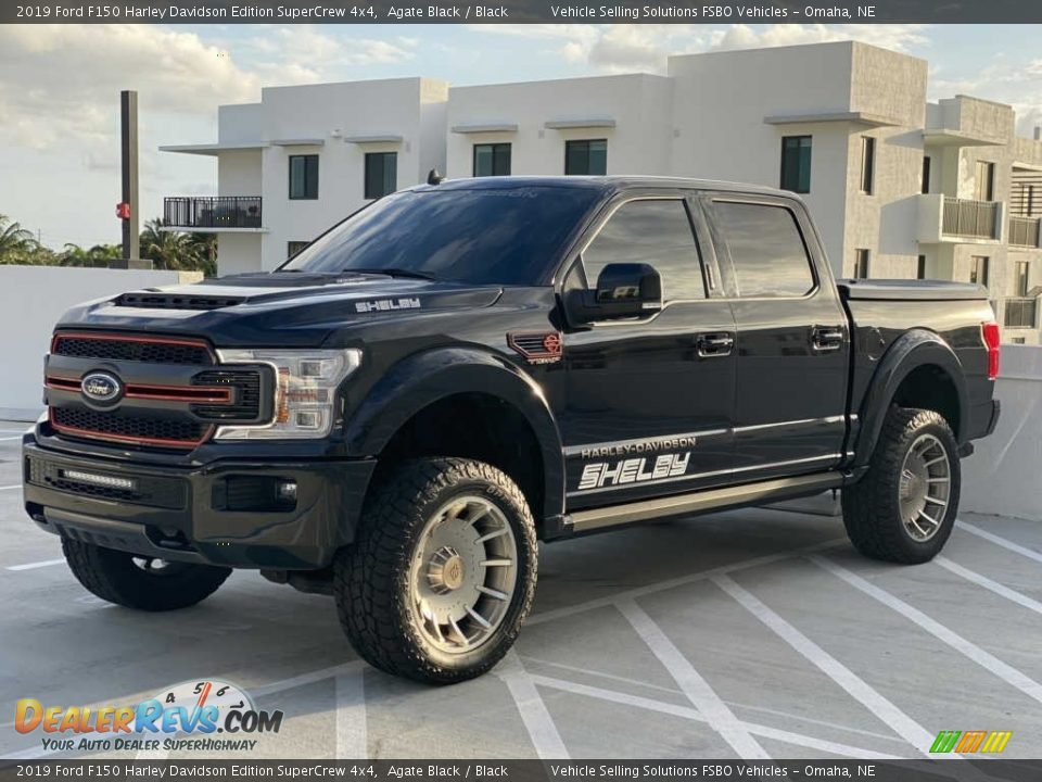 Front 3/4 View of 2019 Ford F150 Harley Davidson Edition SuperCrew 4x4 Photo #1