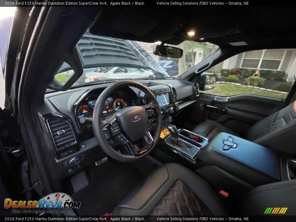 Black Interior - 2019 Ford F150 Harley Davidson Edition SuperCrew 4x4 Photo #2