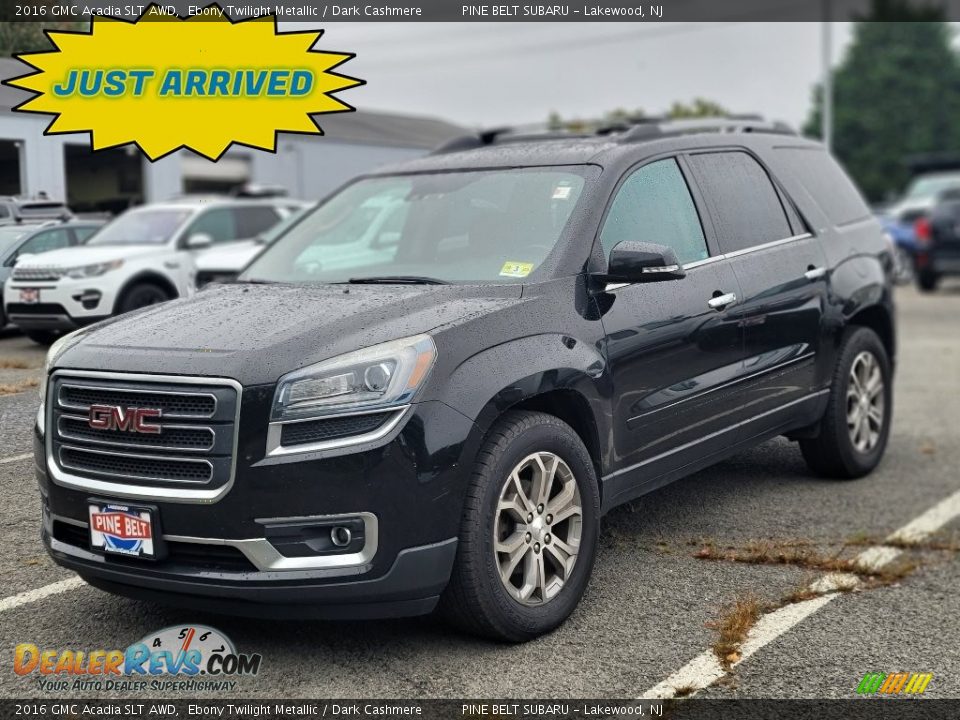 2016 GMC Acadia SLT AWD Ebony Twilight Metallic / Dark Cashmere Photo #1