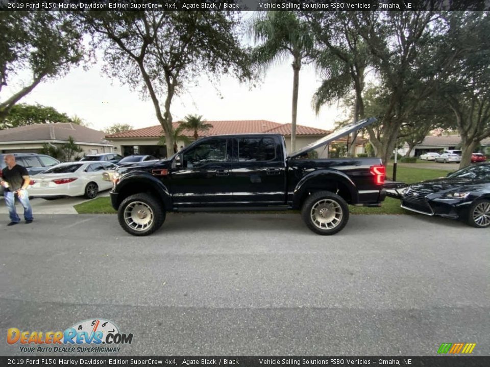 2019 Ford F150 Harley Davidson Edition SuperCrew 4x4 Agate Black / Black Photo #5