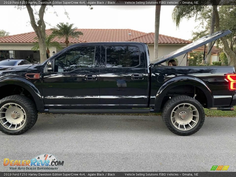 2019 Ford F150 Harley Davidson Edition SuperCrew 4x4 Agate Black / Black Photo #6