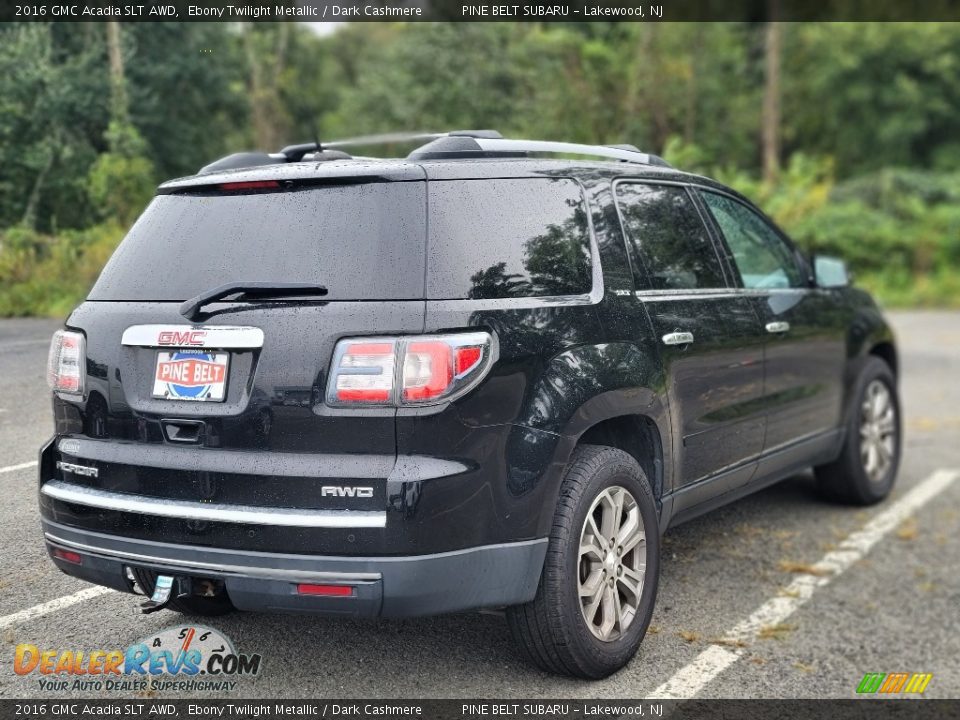 2016 GMC Acadia SLT AWD Ebony Twilight Metallic / Dark Cashmere Photo #4