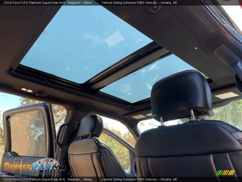 2019 Ford F150 Platinum SuperCrew 4x4 Magnetic / Black Photo #12