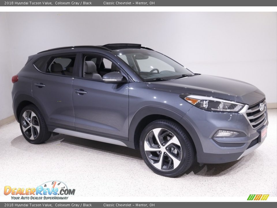 2018 Hyundai Tucson Value Coliseum Gray / Black Photo #1