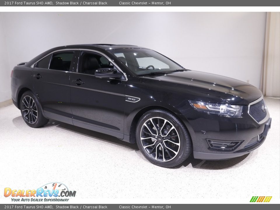 2017 Ford Taurus SHO AWD Shadow Black / Charcoal Black Photo #1