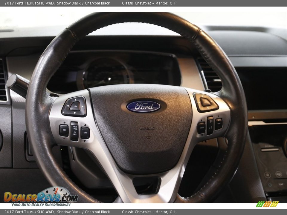 2017 Ford Taurus SHO AWD Shadow Black / Charcoal Black Photo #7