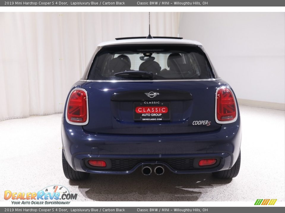 2019 Mini Hardtop Cooper S 4 Door Lapisluxury Blue / Carbon Black Photo #17