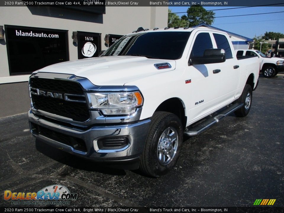 2020 Ram 2500 Tradesman Crew Cab 4x4 Bright White / Black/Diesel Gray Photo #2