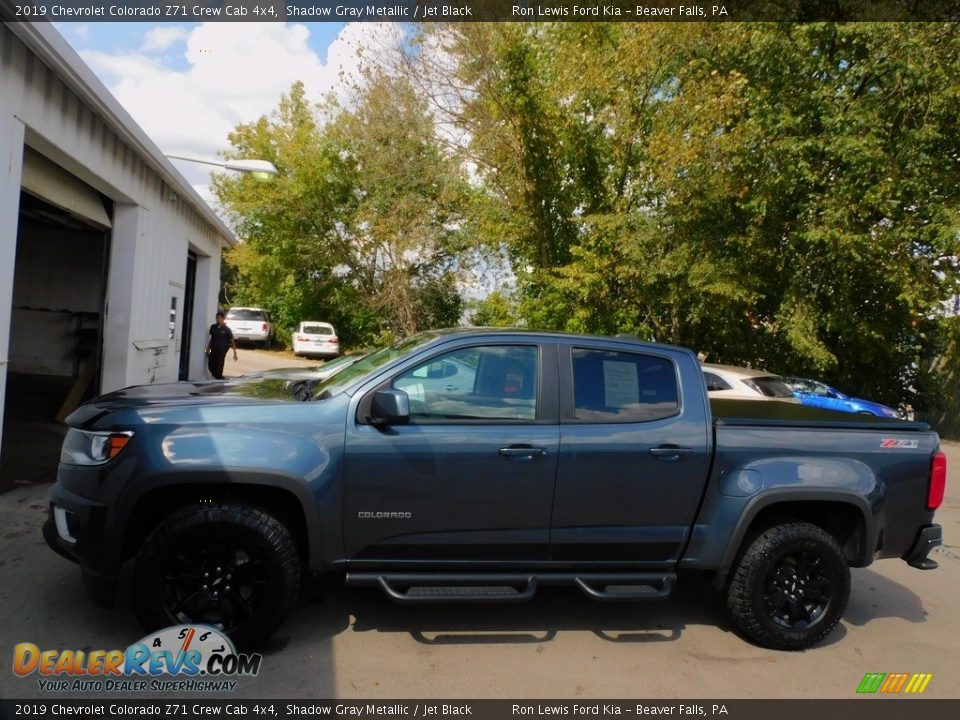 2019 Chevrolet Colorado Z71 Crew Cab 4x4 Shadow Gray Metallic / Jet Black Photo #6