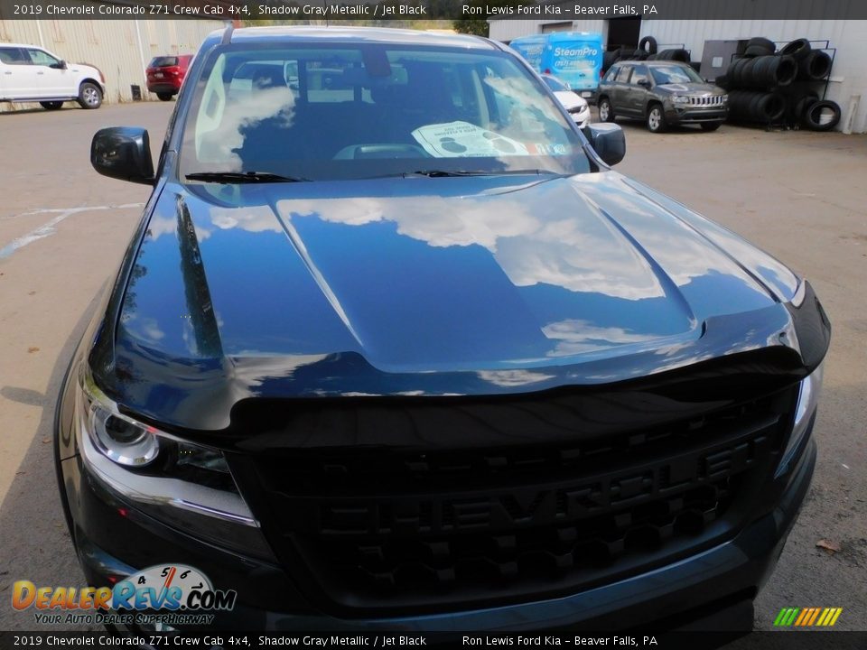 2019 Chevrolet Colorado Z71 Crew Cab 4x4 Shadow Gray Metallic / Jet Black Photo #8